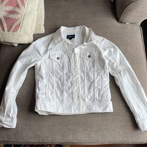 J.Crew Jeans White Denim Jacket